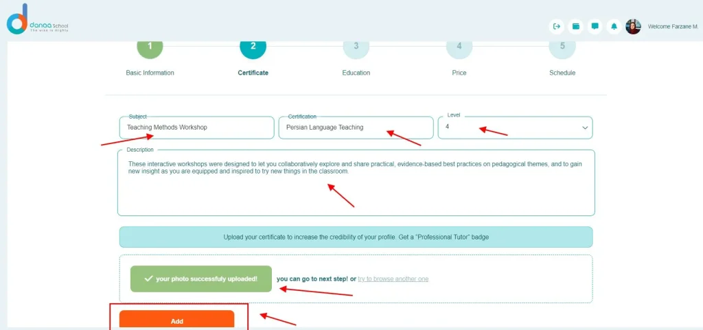 How to Register as a Persian Language Tutor | Danaa Language School