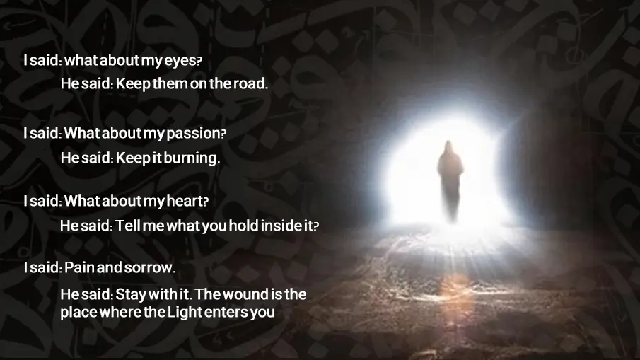 The Most Famous Rumi Poems 1 Rumi poems - the wound is where